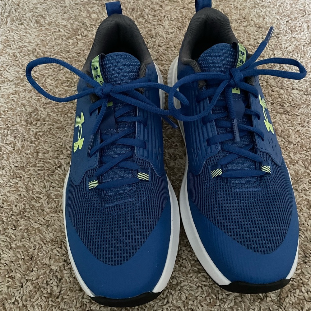 Under Armour Blue Athletic Shoes with Breathable Mesh